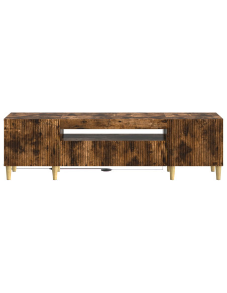 Mobile TV LED Rovere Fumo Legno ingegnerizzato