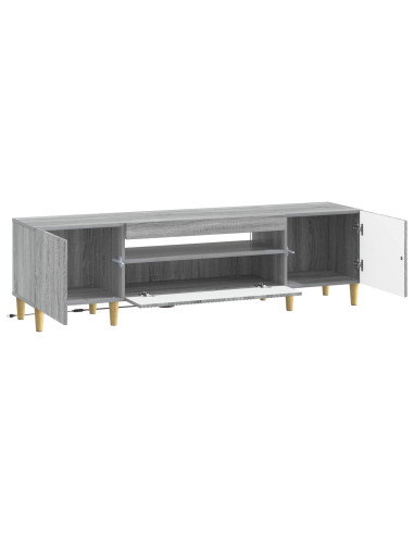 Mobile TV LED Sonoma grigio Legno ingegnerizzato