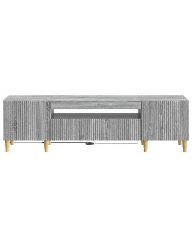 Mobile TV LED Sonoma grigio Legno ingegnerizzato