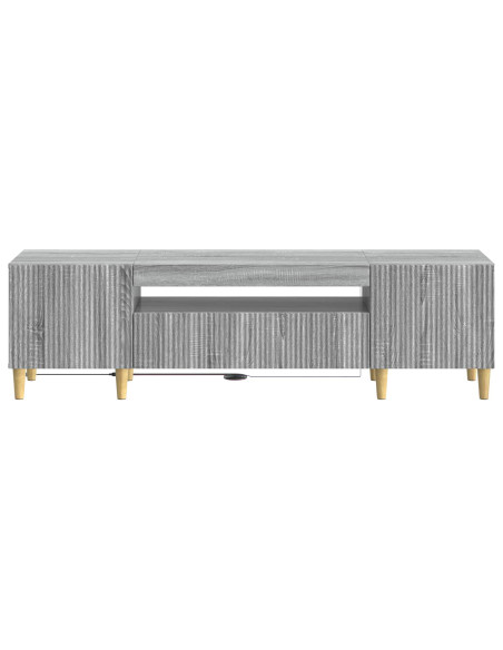 Mobile TV LED Sonoma grigio Legno ingegnerizzato