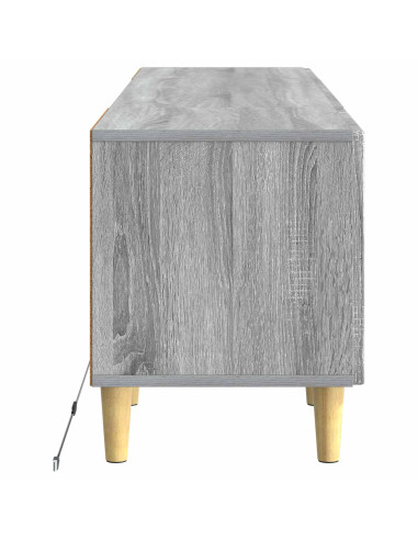 Mobile TV LED Sonoma grigio Legno ingegnerizzato