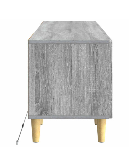 Mobile TV LED Sonoma grigio Legno ingegnerizzato