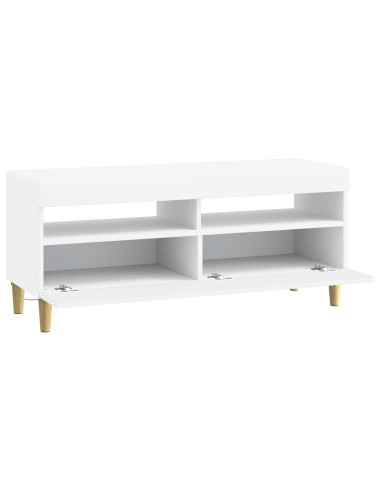 Mobile TV LED Bianco Legno ingegnerizzato
