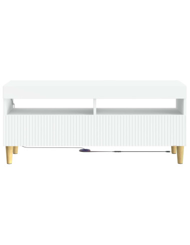 Mobile TV LED Bianco Legno ingegnerizzato