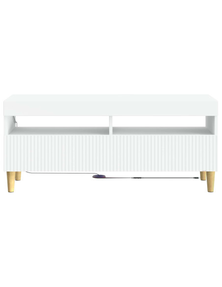 Mobile TV LED Bianco Legno ingegnerizzato