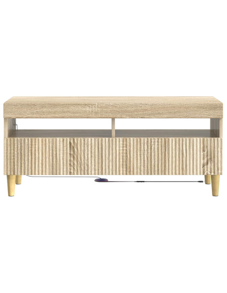 Mobile TV LED Rovere Sonoma Legno ingegnerizzato