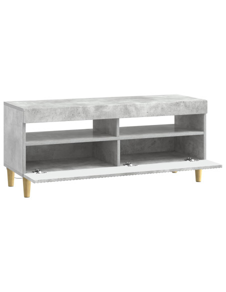 Mobile TV LED Grigio Cemento Legno ingegnerizzato