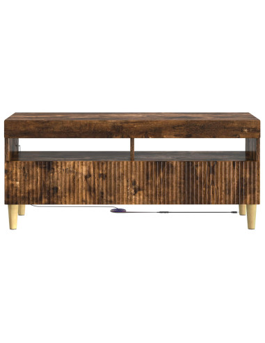 Mobile TV LED Rovere Fumo Legno ingegnerizzato