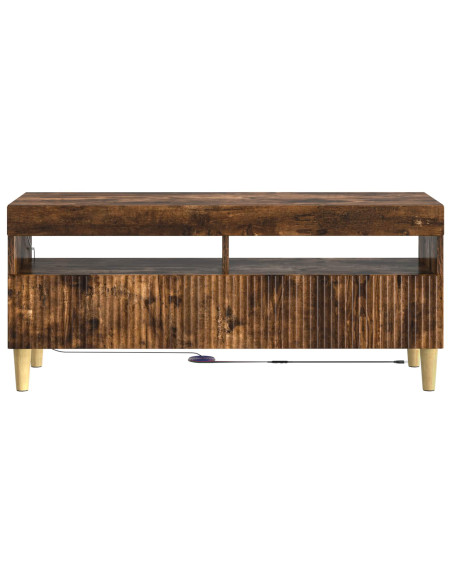 Mobile TV LED Rovere Fumo Legno ingegnerizzato