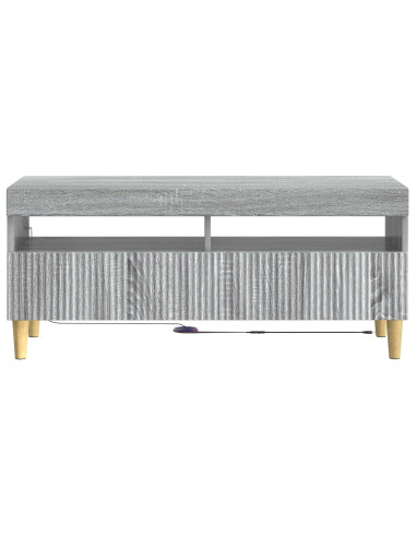 Mobile TV LED Sonoma grigio Legno ingegnerizzato