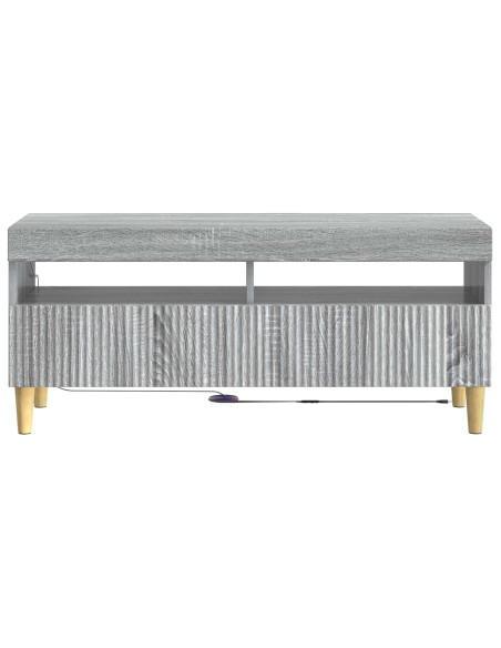 Mobile TV LED Sonoma grigio Legno ingegnerizzato