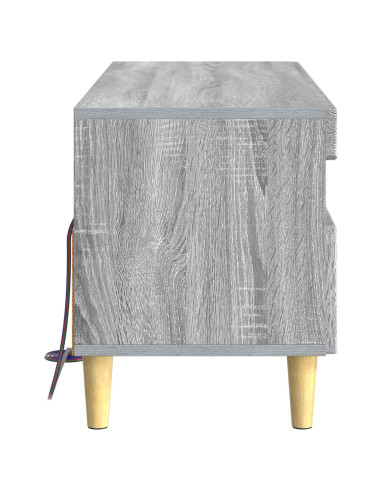 Mobile TV LED Sonoma grigio Legno ingegnerizzato
