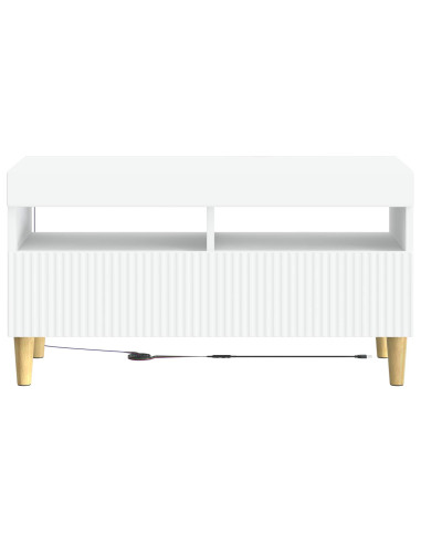 Mobile TV LED Bianco Legno ingegnerizzato