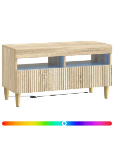 Mobile TV LED Rovere Sonoma Legno ingegnerizzato 2