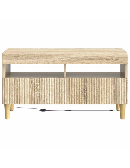 Mobile TV LED Rovere Sonoma Legno ingegnerizzato