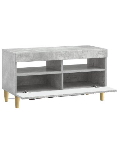 Mobile TV LED Grigio Cemento Legno ingegnerizzato