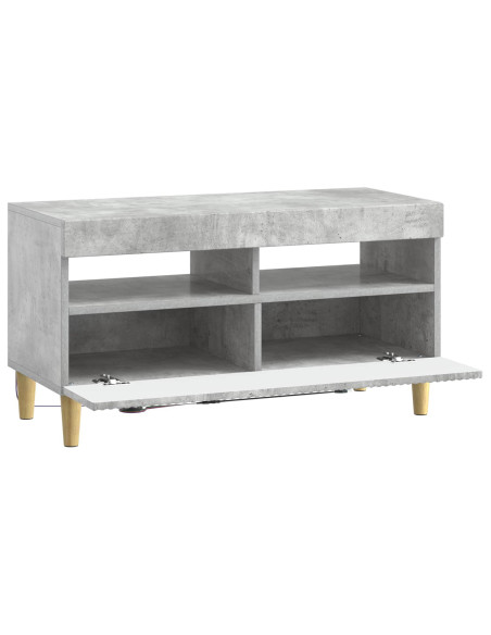 Mobile TV LED Grigio Cemento Legno ingegnerizzato