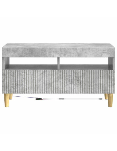 Mobile TV LED Grigio Cemento Legno ingegnerizzato