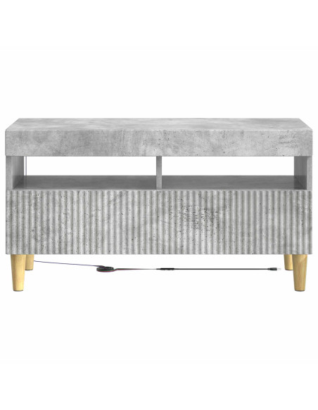 Mobile TV LED Grigio Cemento Legno ingegnerizzato
