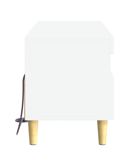 Mobile TV LED Bianco Lucido Legno ingegnerizzato