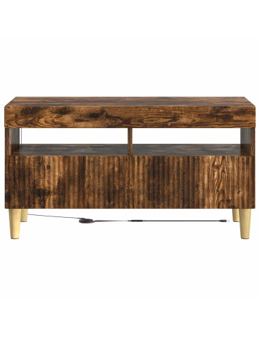 Mobile TV LED Rovere Fumo Legno ingegnerizzato