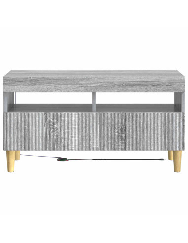 Mobile TV LED Sonoma grigio Legno ingegnerizzato