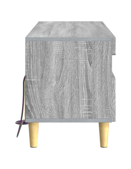 Mobile TV LED Sonoma grigio Legno ingegnerizzato