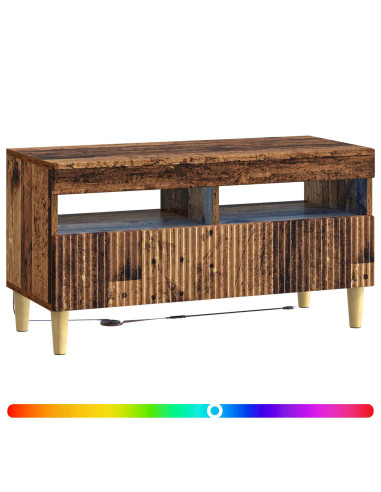 Mobile TV LED Legno antico Legno ingegnerizzato