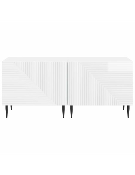 Mobile TV Bianco Lucido Legno ingegnerizzato