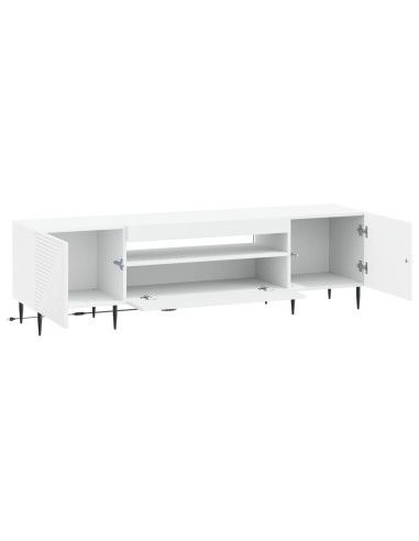 Mobile TV LED Bianco Legno ingegnerizzato