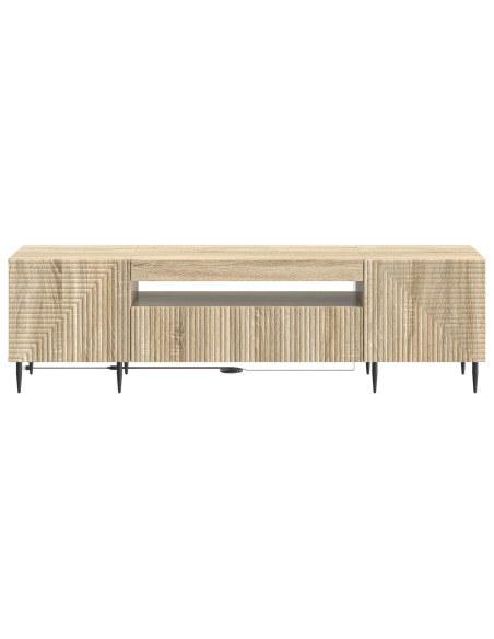 Mobile TV LED Rovere Sonoma Legno ingegnerizzato