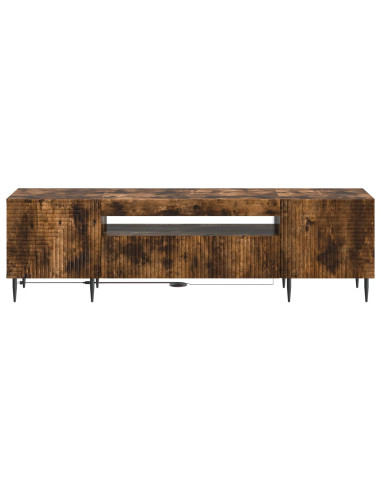 Mobile TV LED Rovere Fumo Legno ingegnerizzato