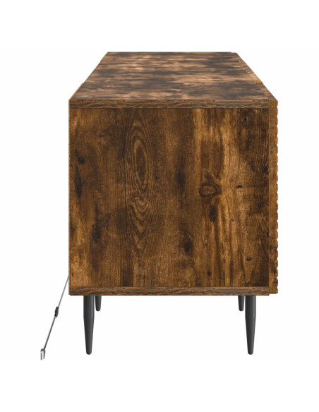 Mobile TV LED Rovere Fumo Legno ingegnerizzato