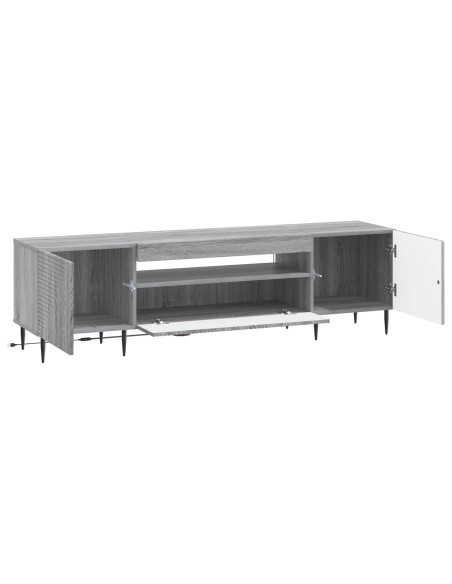 Mobile TV LED Sonoma grigio Legno ingegnerizzato