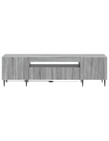 Mobile TV LED Sonoma grigio Legno ingegnerizzato