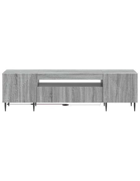 Mobile TV LED Sonoma grigio Legno ingegnerizzato