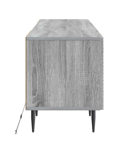 Mobile TV LED Sonoma grigio Legno ingegnerizzato