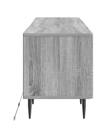 Mobile TV LED Sonoma grigio Legno ingegnerizzato