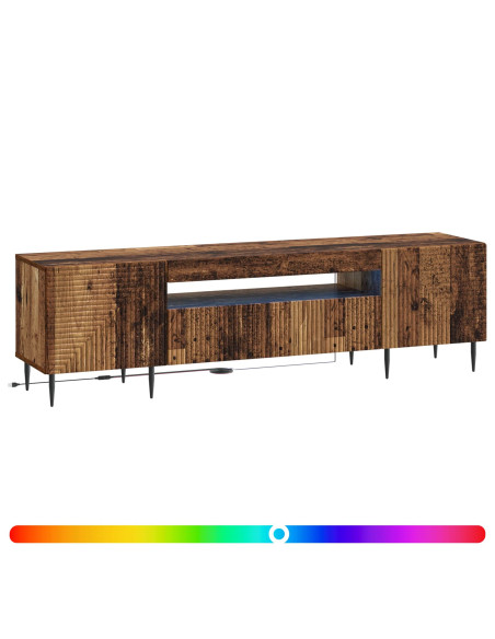 Mobile TV LED Legno antico Legno ingegnerizzato