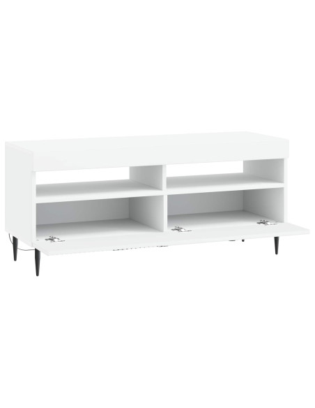 Mobile TV LED Bianco Legno ingegnerizzato
