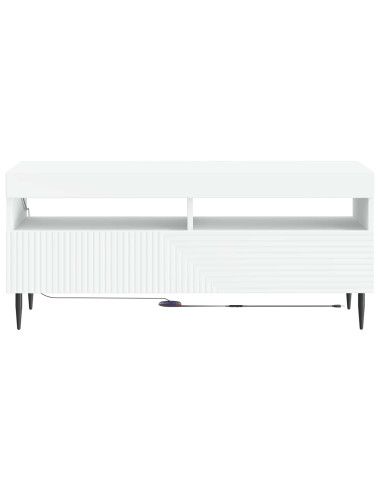 Mobile TV LED Bianco Legno ingegnerizzato
