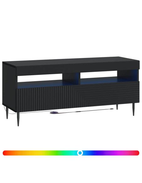 Mobile TV LED Nero Legno ingegnerizzato