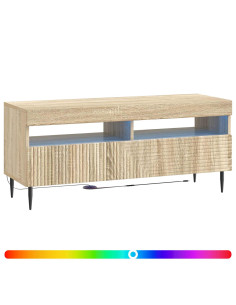 Mobile TV LED Rovere Sonoma Legno ingegnerizzato 2