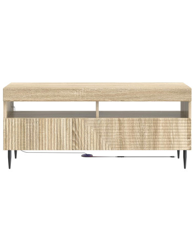Mobile TV LED Rovere Sonoma Legno ingegnerizzato