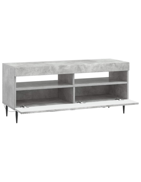 Mobile TV LED Grigio Cemento Legno ingegnerizzato