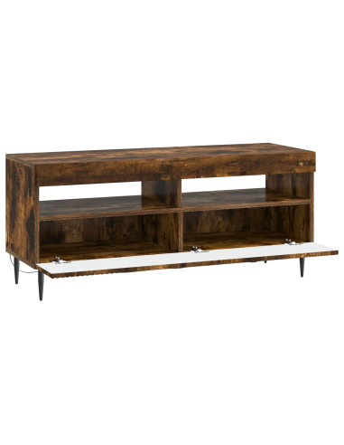 Mobile TV LED Rovere Fumo Legno ingegnerizzato