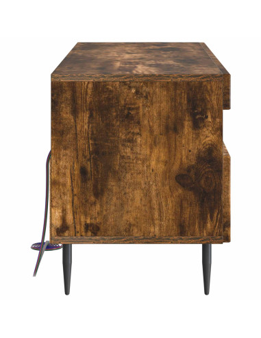 Mobile TV LED Rovere Fumo Legno ingegnerizzato