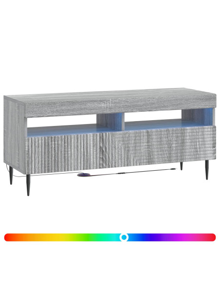 Mobile TV LED Sonoma grigio Legno ingegnerizzato