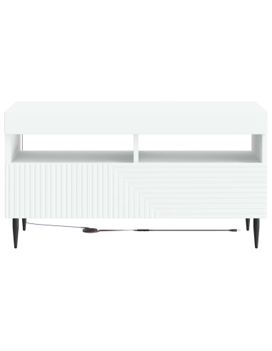 Mobile TV LED Bianco Legno ingegnerizzato