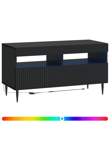 Mobile TV LED Nero Legno ingegnerizzato